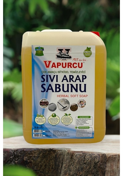Vapurcu Sıvı Arap Sabunu 5 L