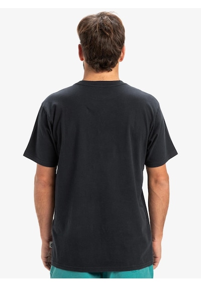 Quiksilver Salt Water Pocket Ss Tee Erkek T-shirt-29747 Siyah