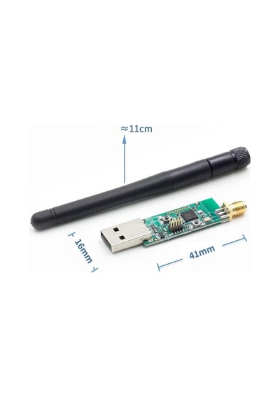 Alkatronik Cc2531 Usb Dongle + Anten 2.4ghz Zigbee Wifi Bluetooth Kablosuz Data Yakalayıcı