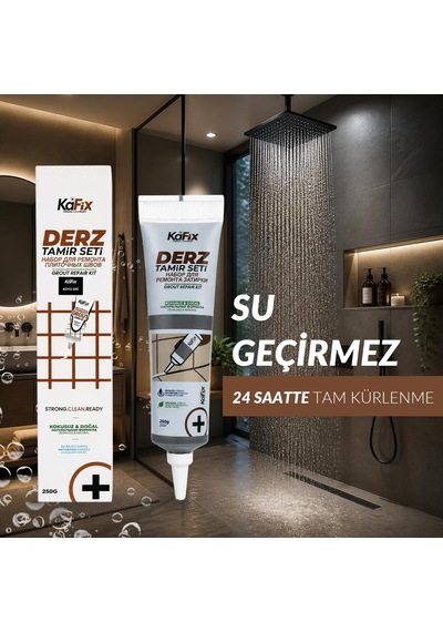 Tr Hazır Derz Dolgusu 250g Koyu Gri - Hızlı Kuruyan Derz Tamir Ve Yenileme Tüpü
