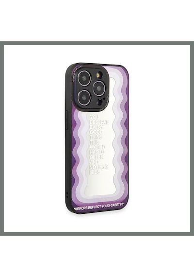 Mmb-trade Apple iPhone Uyumlu 12 Pro Max Kılıf Mirror Desenli Kapak - Mirror - 5 Mmbz