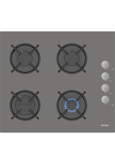 Simfer 10 Fonksiyon Airfry Gri 2'li Ankastre Set (8217 Fırın + 3538 Ocak)