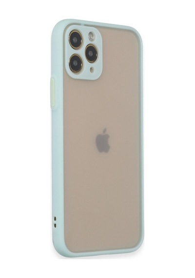 Apple iPhone  Uyumlu  11 Pro Kılıf Montreal Silikon Kapak - Turkuaz