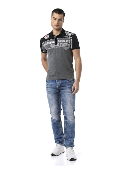 Cipo & Baxx Ct803 Erkek Polo Tişört - Regular Fit, Baskı Ve Aplikeli Anthracite Antrasit Cipo & Baxx Ct803 Erkek Polo Tişört - Regular Fit, Baskı Ve Aplikeli Anthracite Antrasit