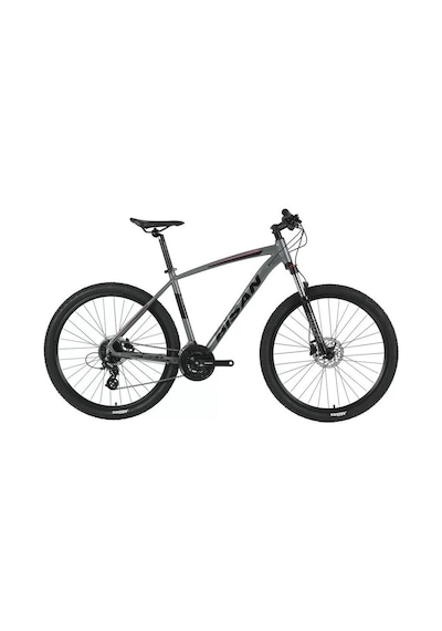 Bisan Mtx 7300 Erkek Dağ Bisikleti 48cm Hd 27.5 Jant 24 Vites Metalik Gri Pembe Gri