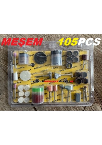 Meşem 105 Parça Vız Vız Gravür Mini Taşlama Ahşap Metal Oyma Seti