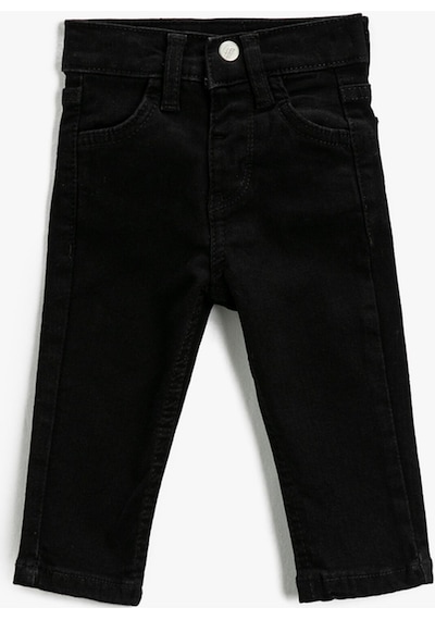 Koton Dar Paça Kot Pantolon Yüksek Belli Cepli Düğmeli Siyah 3wmb40009td 3WMB40009TD999 Siyah Koton Dar Paça Kot Pantolon Yüksek Belli Cepli Düğmeli Siyah 3wmb40009td 3WMB40009TD999 Siyah