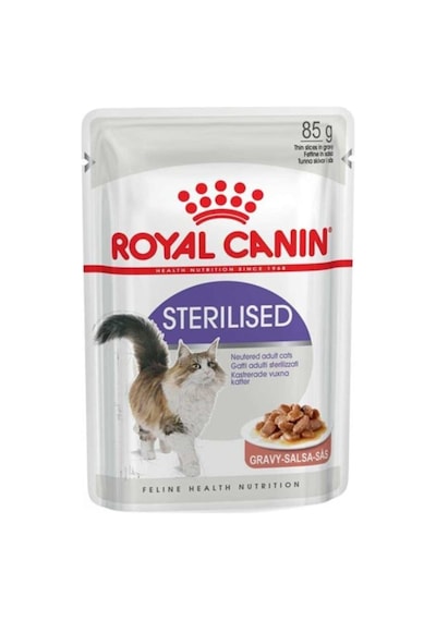 Sterilised Soslu Yaş Kedi Maması 85 Gr X 6 Adet