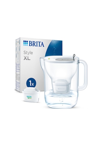 BRITA Style XL 1x Maxtra Pro All-In-1 Filtreli Su Arıtma Sürahisi  - Gri 3,6 lt