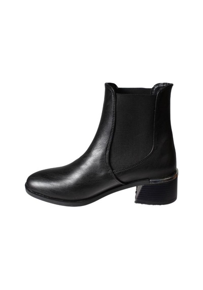 Yazkış Ayakkabı Yazkış Kadın Siyah Cilt Yanları Lastikli 4cm Kalın Topuk 14cm Bilek Boyu Düz Taban Bot Siyah Yazkış Ayakkabı Yazkış Kadın Siyah Cilt Yanları Lastikli 4cm Kalın Topuk 14cm Bilek Boyu Düz Taban Bot Siyah