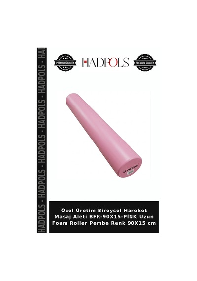 Özel Üretim Bireysel Hareket Masaj Aleti Bfr-90x15-pink Uzun Foam Roller Pembe Renk 90x15 Cm