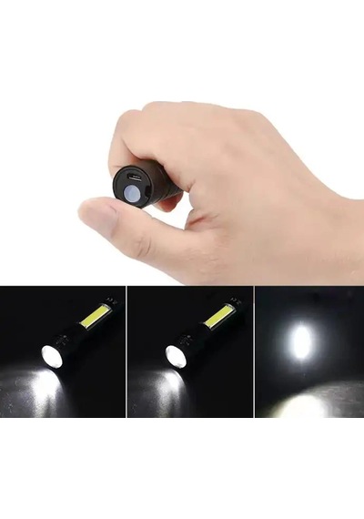 Tedar Mini Çok Güçlü Şarjlı El Feneri Xpe-cob Led Wt-030 Najmaddin Diğer