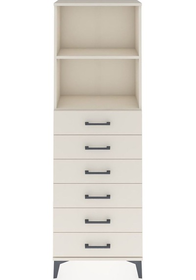 Arges Dolap 2 Raflı 6 Çekmeceli 60x30x182 Aytaşı-aytaşı Aytaşı