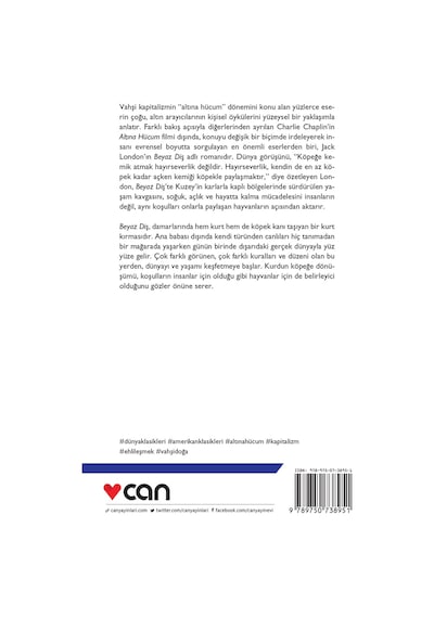 Beyaz Diş -  Jack London - Can Yayınları