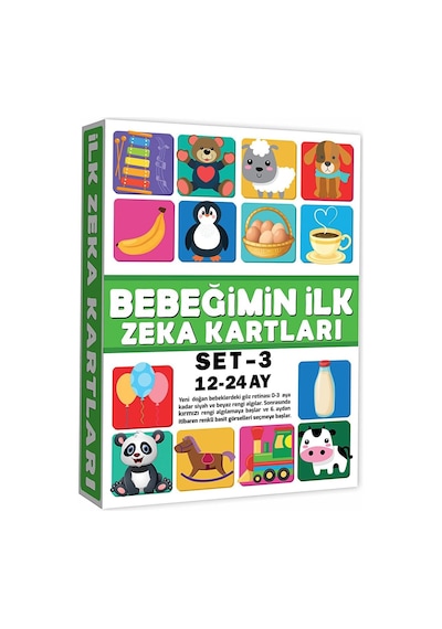 Erken Eğitim Zeka Kartı 12-24 Ay Set 3