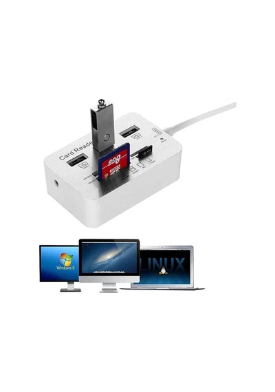 Hadron Hdx7028 3port Usb Hub 3.0 Ms-sd-m2-tf Duo Card Reader