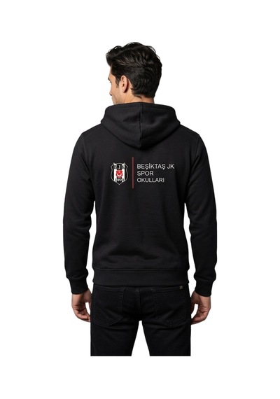 Beşiktaş Lisanslı Spor Okulları Siyah Yetişkin Sweat