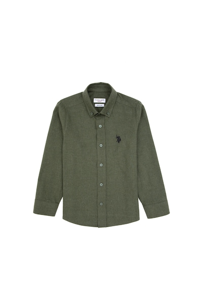U.s. Polo Assn. Erkek Çocuk Haki Gömlek Basic 50316769-vr027 Haki
