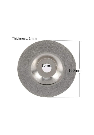 Merttools Kamp Elmas Taşlama Ve Bileme Diski 100 Mm Çok Amaçlı Bileme Yeni Model Gümüş