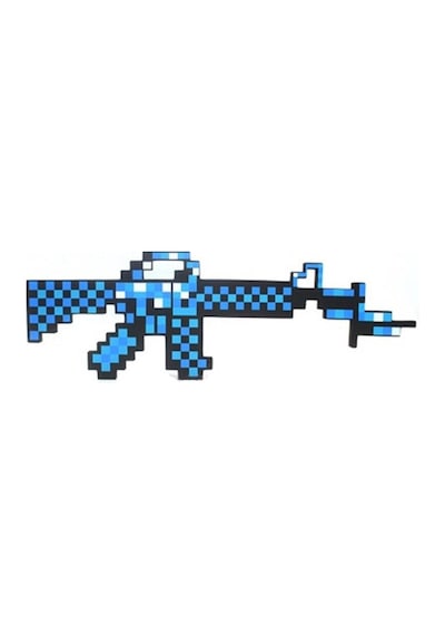 Minecraft Diamond Stil Tabanca Tüfek 60 cm