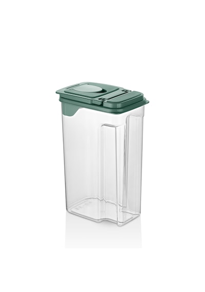Erzak Kabı No.2 3,6 Litre Sızdırmaz Gıda Saklama Kabı, Dayanıklı Ve Pratik Yeşil