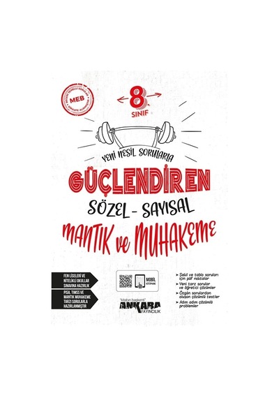 Ankara Yayınları 8. Sınıf Sözel-sayısal Mantık Ve Muhakeme Güçlendiren Soru Bankası