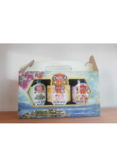 Datça Köy Ürünleri Çiçek + Çam + Kekik Balı 3 x 850 G
