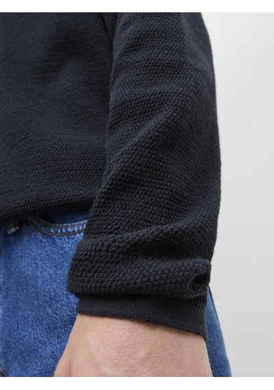 Jack & Jones Jjegeorge Knıt Polo Ls Sn Mavi