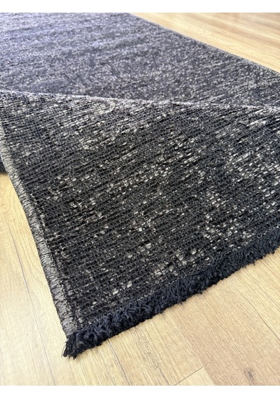 Hoom Rugs Vintage Vtg 105 Antrasit Dekoratif Yıkanabilir Kilim Antrasit