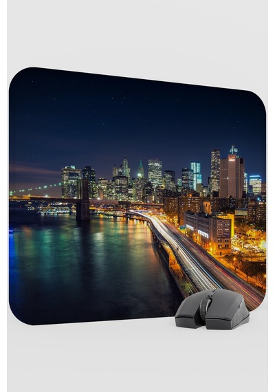 New York Amerika V4 48x40 Xl Gaming Kauçuk Kaymaz Taban Mouse Pad Fare Altlığı