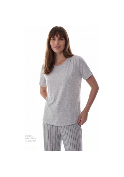 Penti Açık Gri Mama Cozy Day Pantolon Pijama Takımı