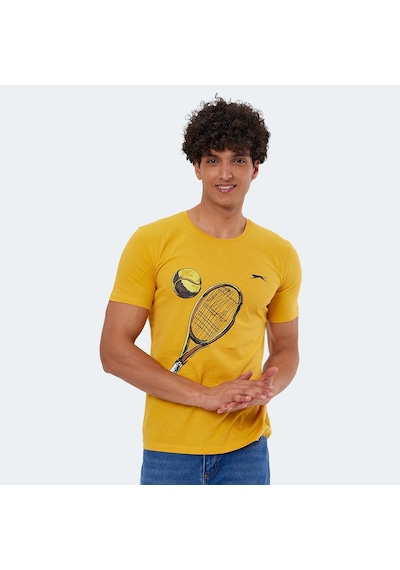 Slazenger KATONS IN Erkek Tişört Hardal