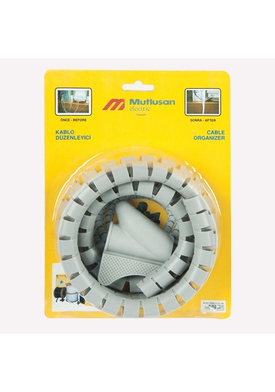 Mutlusan Kablo Toplayıcı Set 28 Mm 4'li Avantaj Paketi Mıchu