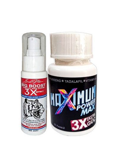 Maxsize 50 Ml Erkeğe Krem + Maximum Power Max White 30lu Katılık&en-boy-çap Bakım Seti