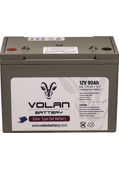 12 Volt 90 Amper Jel Akü Solar Güneş Enerjisi - Volan Akü / 325018759