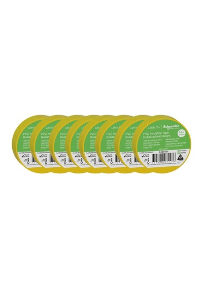 Schneider Thorsman 2420101 İzole Bant 8'li 19 MM x 20 M Sarı