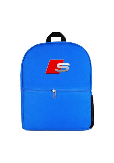 Audi S Line Logo Mavi Sırt Çantası