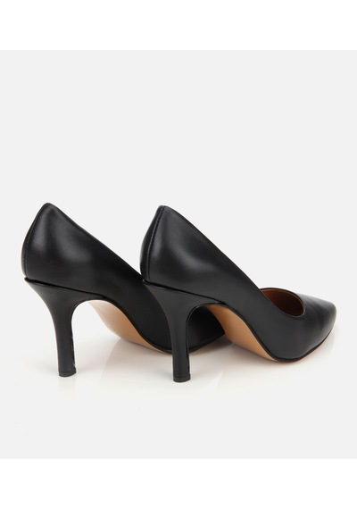 Hotiç Kadın Deri Siyah Yüksek Topuklu Stiletto 01ayh312530a100 Siyah