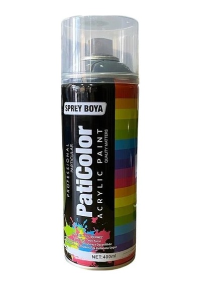 Paticolor Parlak Vernik Sprey 400ml Şeffaf Parlak Vernik