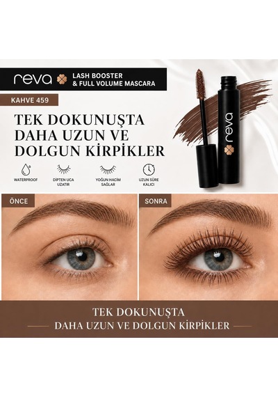 Lash Booster & Full Volume Color Maskara Brown-tam Hacim & Uzatan Renkli Maskara Kahverengi 459 Çok Renkli 67747393