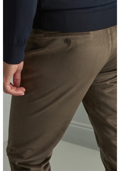 İgs Erkek Kahve Regularfit / Rahat Kalıp Pantolon-10408 Kahverengi
