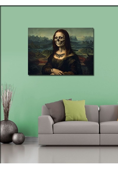 Kanvas Tablo Karanlık Mona Lisa