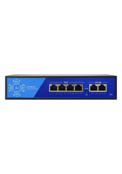 Ezcool Ez-04psf-fg 4port 4ge+2ge 65w F.gigabit Poe Switch