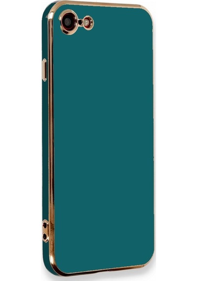 Apple Uyumlu  iPhone 7 / 8 / Se 2020 Kılıf Luxury Seri Kamera Korumalı Silikon Kapak