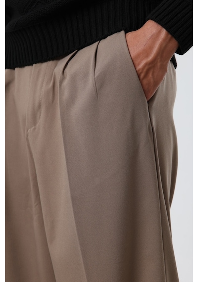 Vamos Baggy Fit Kumaş Pantolon 30-795-1 Vizon