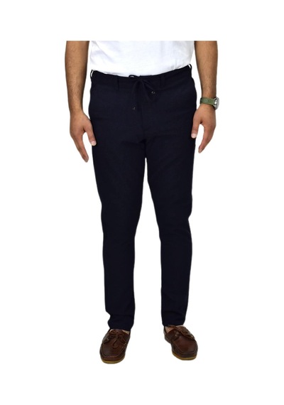Erkek Jogger Silim Fit Kumaş Pantolon P1005 Bgl-st04503 Lacivert