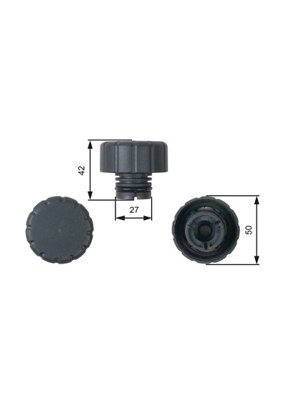 Gates Radyator Yedek Su Depo Kapagı Mercedes W168 W169 W245 W414 741030090 A1685010115