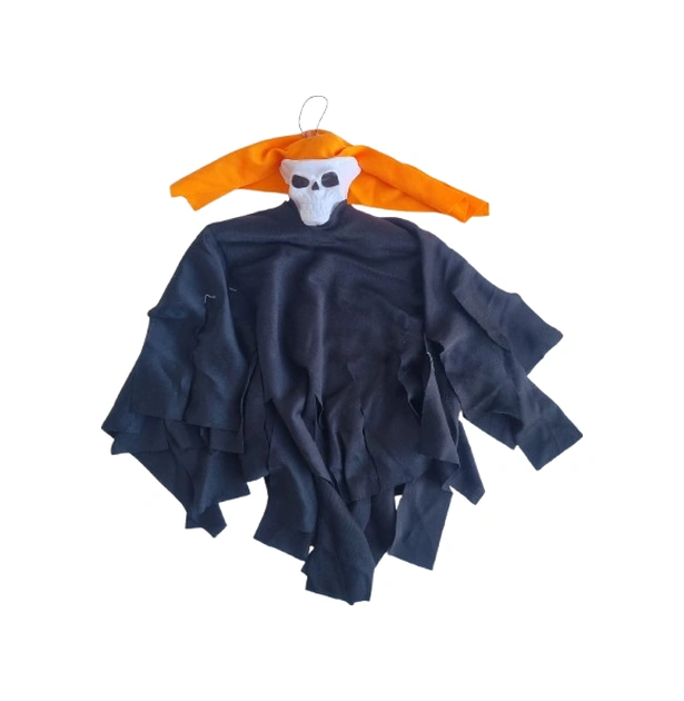 Halloween Cadılar Bayramı İskelet Çığlık Turuncu-beyaz Korkunç Kapı Süsü Diğer