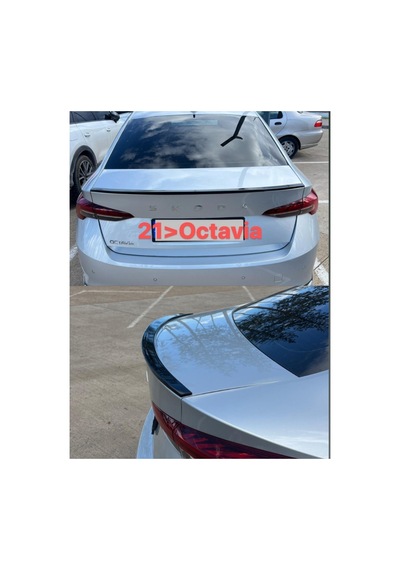 Octavia 2021- Model Boyalı Plastik Spoiler
