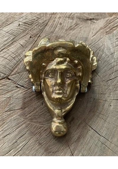 Figürlü Çelik Kapı Tak Tak Gold Sarı Döküm Pirinç Kapı Tokmagı